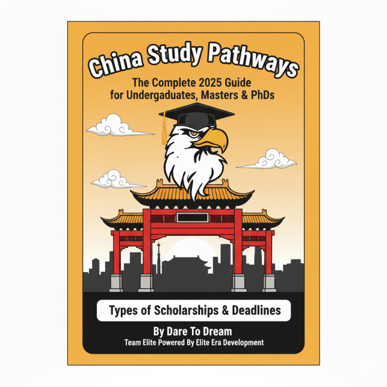 China Admissions & Scholarship Handbook — Undergraduate - Master’s - Ph D (1st Edition 2025)