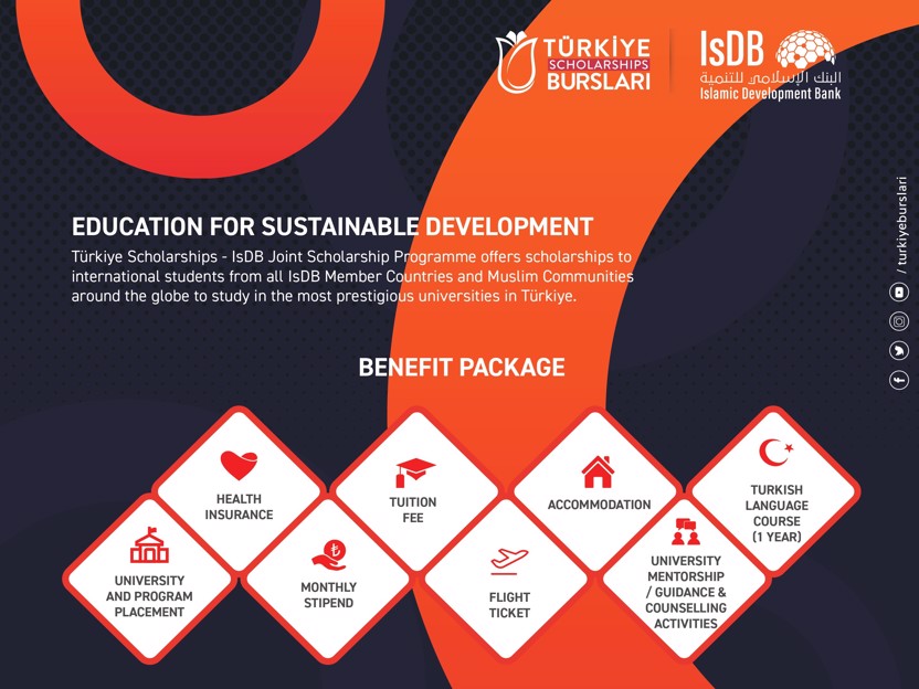 YTB–IsDB Joint Scholarship Program (Turkey)  Fully Funded Opportunities for IsDB Member Countries