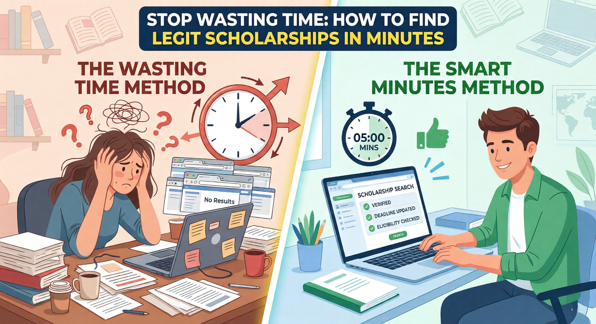 Stop Wasting Time How to Find Legit Scholarships in Minutes