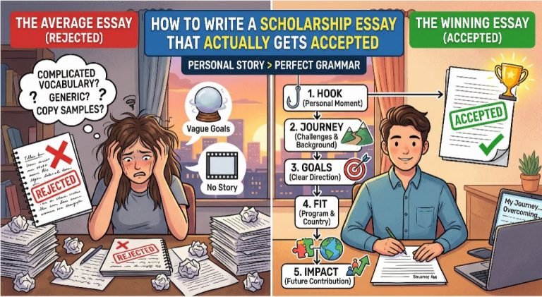 how to write scholarship essay